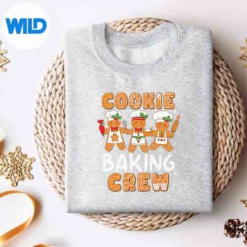 Cookie Baking Crew Christmas Gingerbread Lovers SVG PNG Cut File 4 CookieBakingCrewChristmasGingerbreadLoverssweater
