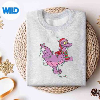 Cute Dragon Figment Lights Christmas Santa Animal Silhouette SVG PNG Cut File 4 CuteDragonFigmentLightsChristmasSantaAnimalsweater