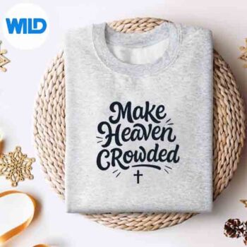 CuteMakeHeavenCrowdedWithChristianCrosssweater