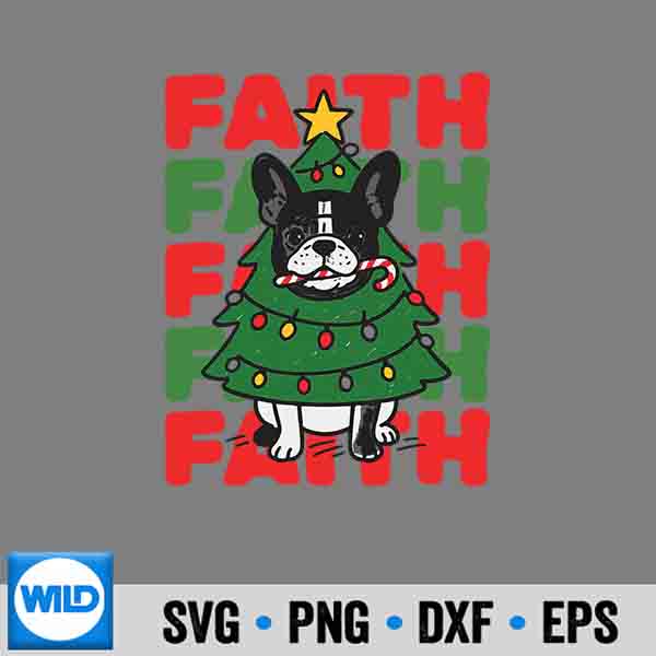 Dog Christmas Faith French Bulldog Puppy Family Group SVG PNG Digital Design 7 DogChristmasFaithFrenchBulldogPuppyFamilyGroup