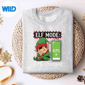 Elf Mode 67 Charged Christmas Cut File 4 ElfMode67ChargedChristmassweater