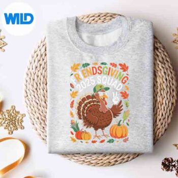 Friendsgiving Squad 2025 Turkey Friends Thanksgiving Silhouette SVG PNG Cut File 4 FriendsgivingSquad2025TurkeyFriendsThanksgivingsweater