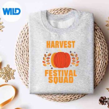 Fun Pumpkin Thanksgiving Fall Harvest Festival Squad SVG PNG 4 FunPumpkinThanksgivingFallHarvestFestivalSquadsweater