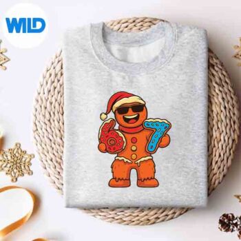 Gingerbread Six Seven 67 Ice Cream Drip Christmas Cute Cut File 4 GingerbreadSixSeven67IceCreamDripChristmasCutesweater
