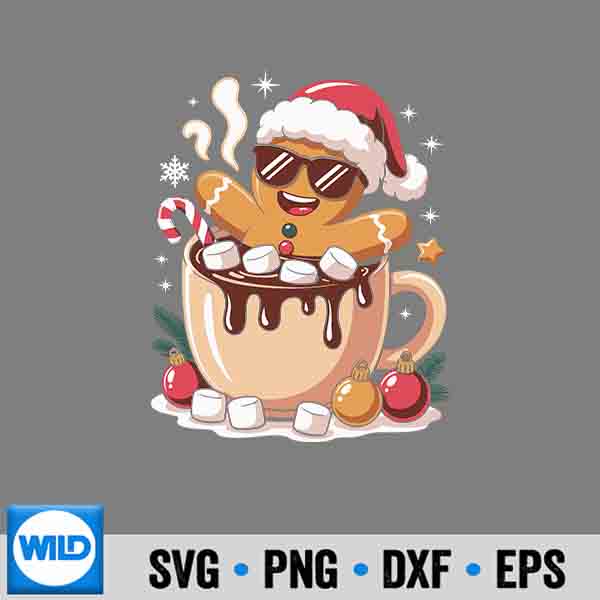 Gingerbreadman Christmas Cocoa Gingerbread Vintage SVG PNG Download 6 GingerbreadmanChristmasCocoaGingerbreadVintage