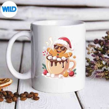 GingerbreadmanChristmasCocoaGingerbreadVintagemug