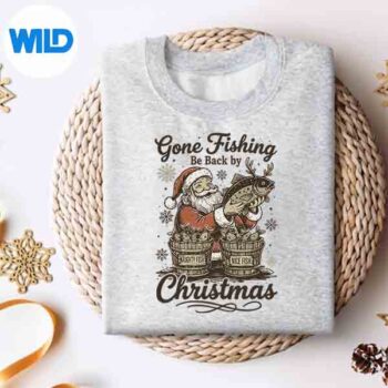 Gone Fishing Be Back By Christmas Santa Fishermen Retro Digital Download 4 GoneFishingBeBackByChristmasSantaFishermenRetrosweater