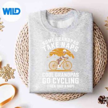 Grandpas Go Cycling Cyclist Grandpa Fathers Day SVG PNG Cut File 4 GrandpasGoCyclingCyclistGrandpaFathersDaysweater