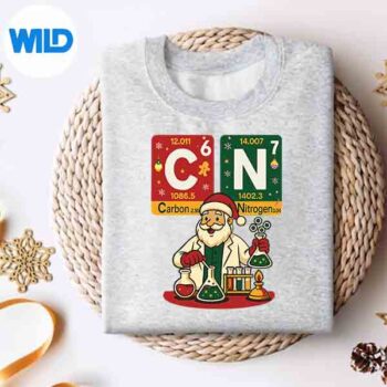 Hugvyn Science Christmas Carbon Nitrogen Six Seven 6 7 Meme Silhouette SVG PNG Cut File 4 HugvynScienceChristmasCarbonNitrogenSixSeven67Memesweater