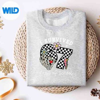 I Survived 67 Days Of School 67 Meme Teachers Students SVG Cut File 4 ISurvived67DaysOfSchool67MemeTeachersStudentssweater