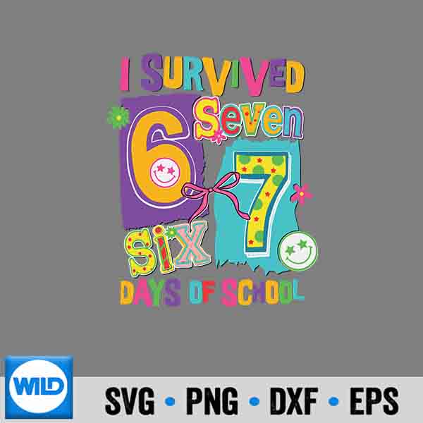 I Survived 67 Days Of School Teacher Student SVG Cut File 7 ISurvived67DaysOfSchoolTeacherStudent 1
