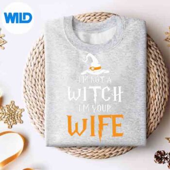 ImNotAWitchImYourWifeMatchingCouplesHalloweensweater