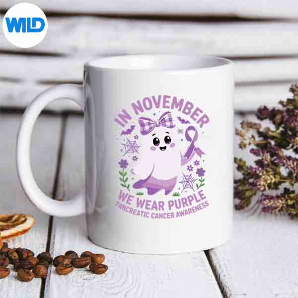 In November We Wear Purple Pancreatic Cancer Awareness Silhouette SVG PNG Cut File 7 InNovemberWeWearPurplePancreaticCancerAwarenessmug