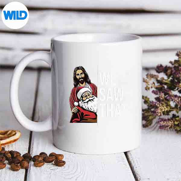 Jesus Santa Claus We Saw That Christian Christmas SVG Cut File 3 Jesus Santa Claus We Saw That Christian Christmas SVG Cut File - Image 3