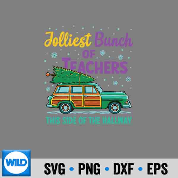 Jolliest Bunch Of Teachers This Side Of The Hallway Xmas Pj Retro SVG PNG Download 6 JolliestBunchOfTeachersThisSideOfTheHallwayXmasPjRetro