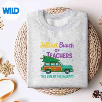 Jolliest Bunch Of Teachers This Side Of The Hallway Xmas Pj Retro SVG PNG Download 4 JolliestBunchOfTeachersThisSideOfTheHallwayXmasPjRetrosweater