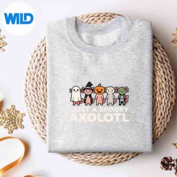 Just A Spooky Axolotl Halloween Costume Cartoon SVG PNG 4 JustASpookyAxolotlHalloweenCostumeCartoonsweater