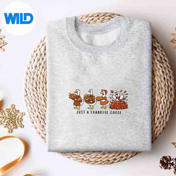 Just A Thankful Goose Family Thanksgiving Fall Vibes SVG PNG 2 Just A Thankful Goose Family Thanksgiving Fall Vibes SVG PNG - Image 2
