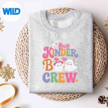 Kinder Boo Crew Kindergarten Teacher Student Halloween Cut File 4 KinderBooCrewKindergartenTeacherStudentHalloweensweater