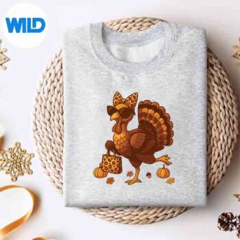 Leopard Turkey With Sunglasses Thanksgiving SVG Cut File 4 LeopardTurkeyWithSunglassesThanksgivingsweater