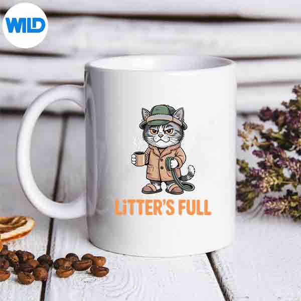 Litters Full Cat Parody Vintage Silhouette SVG PNG Cut File 6 LittersFullCatParodyVintagemug 1