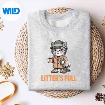 LittersFullCatParodyVintagesweater 1