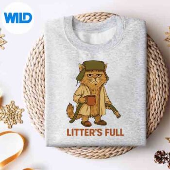 Litters Full Cat Parody Vintage Digital Download 4 LittersFullCatParodyVintagesweater