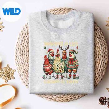 MakingAListChickenItTwiceMamaChickenXmassweater