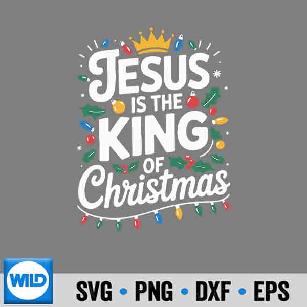 Merry Christmas Family Matching Jesus Is King Of Christmas Digital Design 7 MerryChristmasFamilyMatchingJesusIsKingOfChristmas