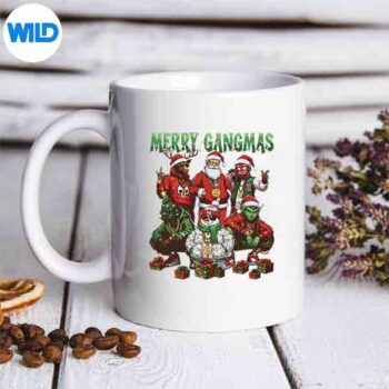 MerryGangmasChristmasSantaReindeerXmasGangstermug