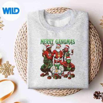 MerryGangmasChristmasSantaReindeerXmasGangstersweater