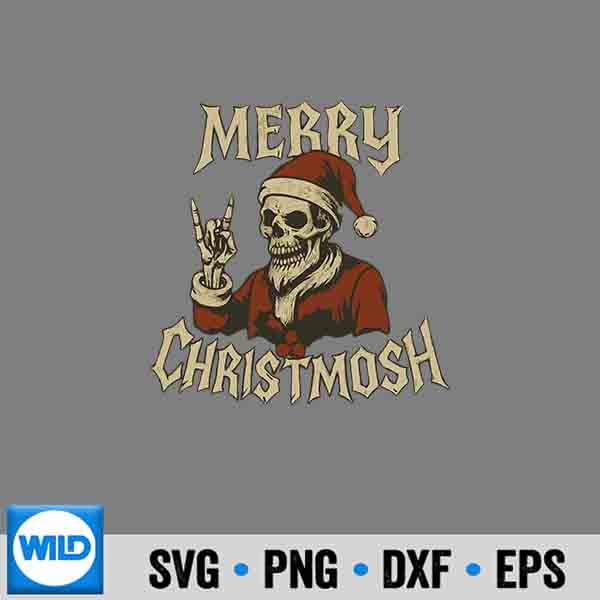 Metal Christmas Merry Christmosh Vintage Design for Cricut 7 MetalChristmasMerryChristmoshVintage
