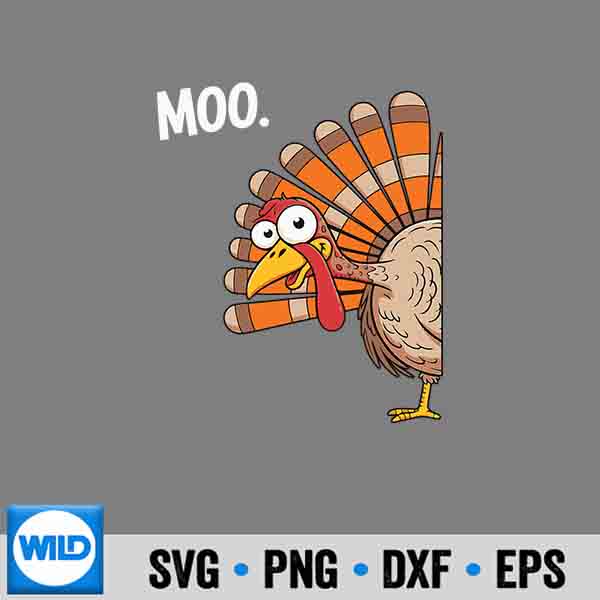 MooTurkeyThanksgivingVintage