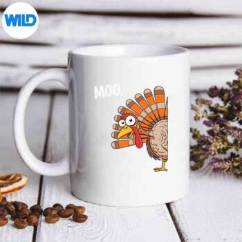 MooTurkeyThanksgivingVintagemug