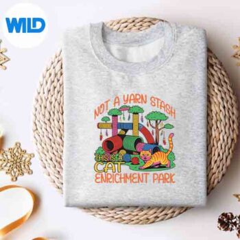 NotAYarnStashThisIsACatEnrichmentParksweater