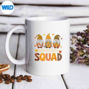 OncologySquadCuteGnomeNurseLeopardThanksgivingFallmug