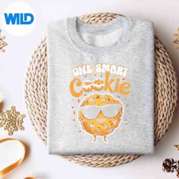 One Smartcookie Cute Meme Kawaii Style Pun Chocolate Chip Silhouette SVG PNG Cut File 4 OneSmartcookieCuteMemeKawaiiStylePunChocolateChipsweater