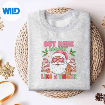 OutHereLookinLikeASnackChristmasTreeCakesGirlsweater