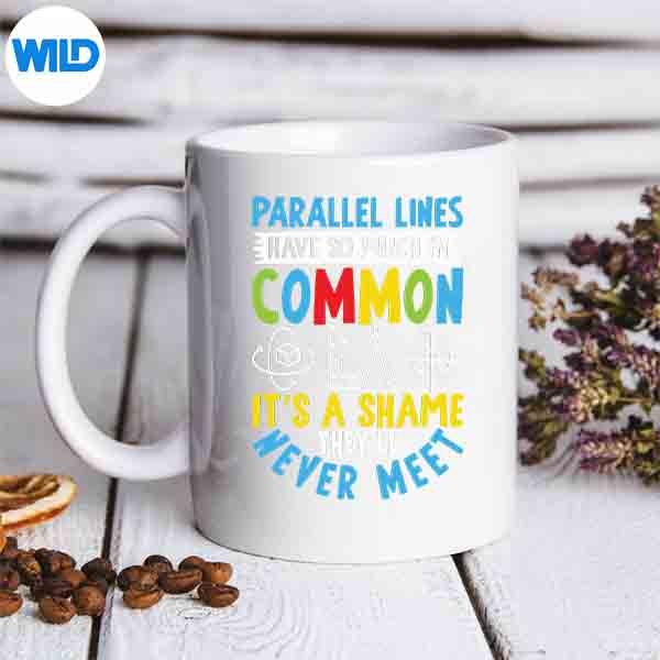 Parallel Lines Math Pun Student Humor Silhouette SVG PNG Cut File 6 ParallelLinesMathPunStudentHumormug
