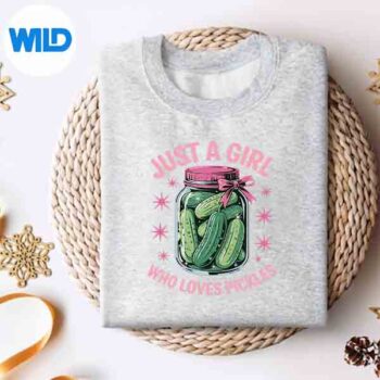 Pickle Dill Pickling Just A Girl Who Loves Pickles Digital Download 4 PickleDillPicklingJustAGirlWhoLovesPicklessweater