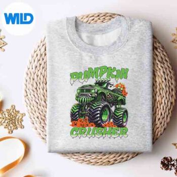 Pumpkin Crusher Monster Truck Ghosts Halloween SVG PNG Digital Download 4 PumpkinCrusherMonsterTruckGhostsHalloweensweater