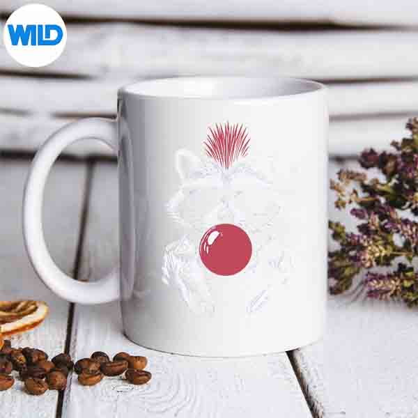 Raccoon Rock Music Raccoon Vintage Silhouette SVG PNG Cut File 7 RaccoonRockMusicRaccoonVintagemug