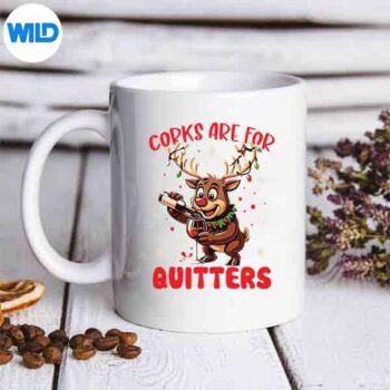 Reindeer Corks Are For Quitters Retro Christmas Silhouette SVG PNG 5 ReindeerCorksAreForQuittersRetroChristmasmug