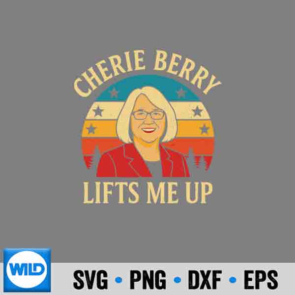 Retro Cherie Berry Lifts Me Up Local Poster Nc SVG PNG Digital Design 6 RetroCherieBerryLiftsMeUpLocalPosterNc