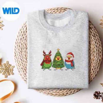 Retro Christmas Lovebird Parrot Santa Reindeer Design for Cricut 4 RetroChristmasLovebirdParrotSantaReindeersweater
