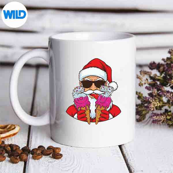 Santa 67 Ice Cream Christmas Drip Xmas Silhouette SVG PNG 3 Santa 67 Ice Cream Christmas Drip Xmas Silhouette SVG PNG - Image 3