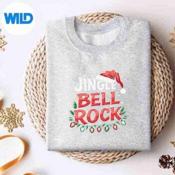 Santa Jingle Bell Rock Christmas Music Lovers SVG PNG Cut File 4 SantaJingleBellRockChristmasMusicLoverssweater