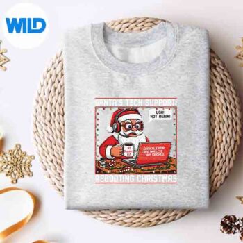 SantasTechSupportRebootingChristmassweater