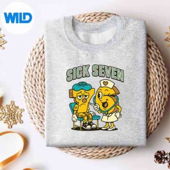 Sick Seven 67 Meme Sick 7 And Nurse 6 Six Seven Silhouette SVG PNG Cut File 4 SickSeven67MemeSick7AndNurse6SixSevensweater