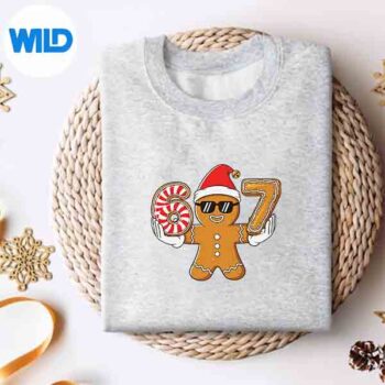 SixSeven67MemeChristmasGingerbreadHandsweater